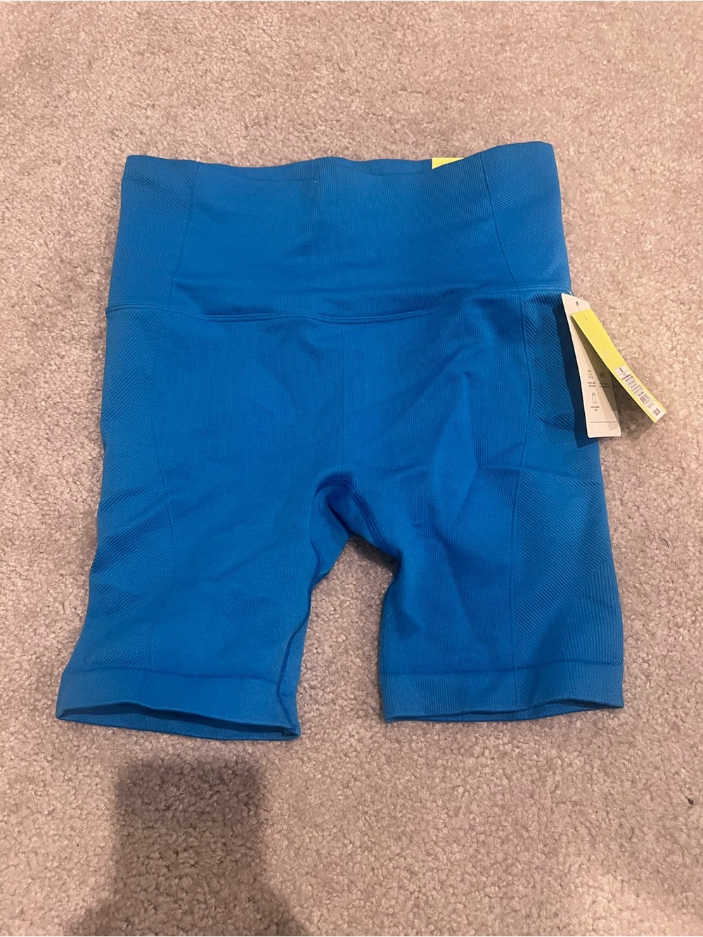 Target Women's Bright Blue High-Waist Bike Shorts